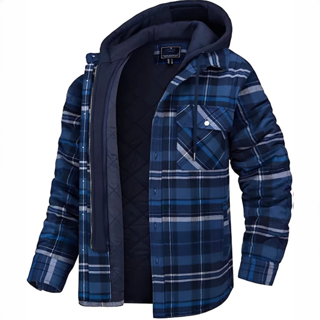 Cole - Veste à carreaux confortable