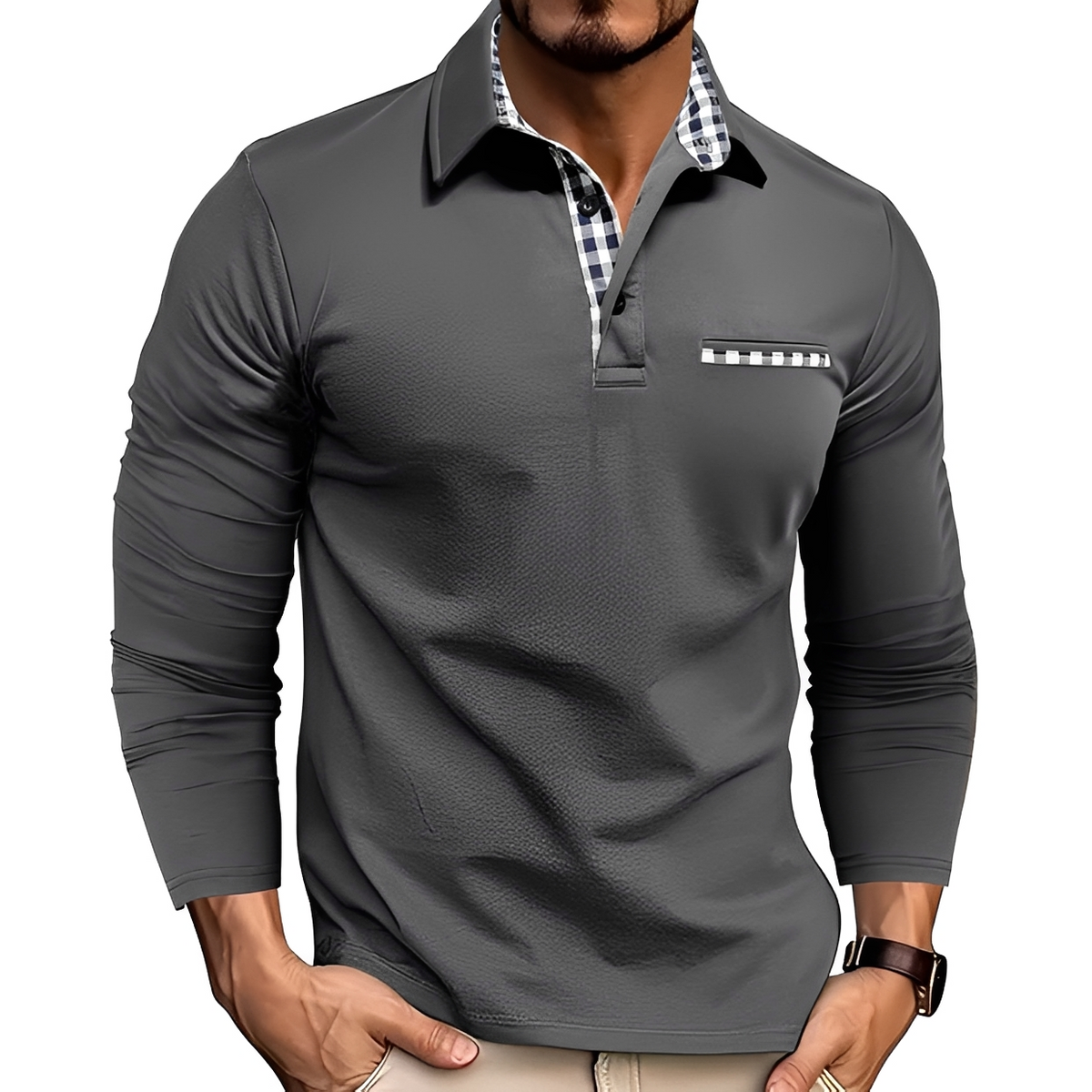 Derrick - Chemise douillette à manches longues