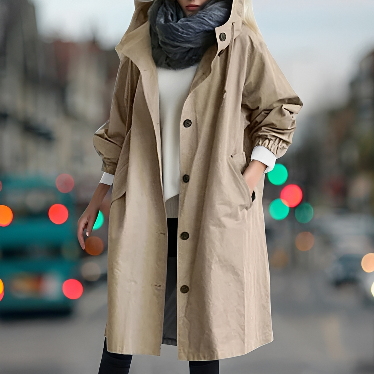 Bethany - Imperméable à capuche résistant
