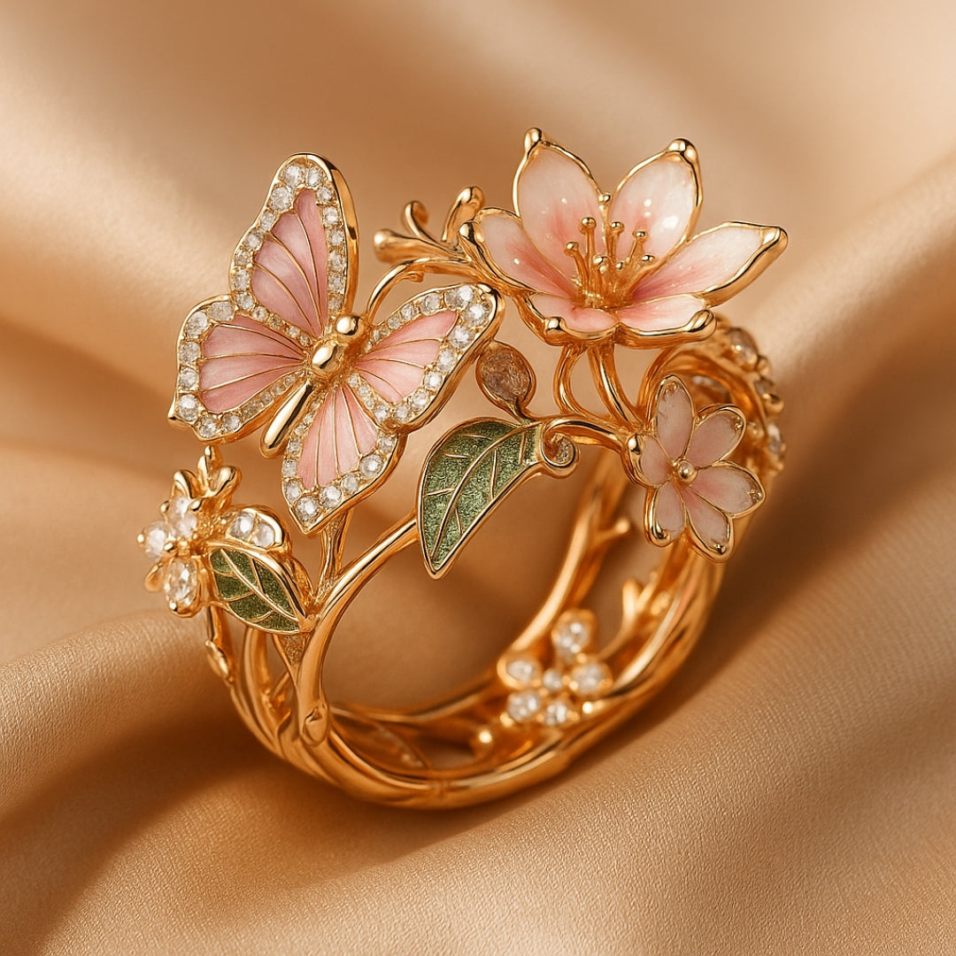 Meliora – Bague papillon brillant en zircon