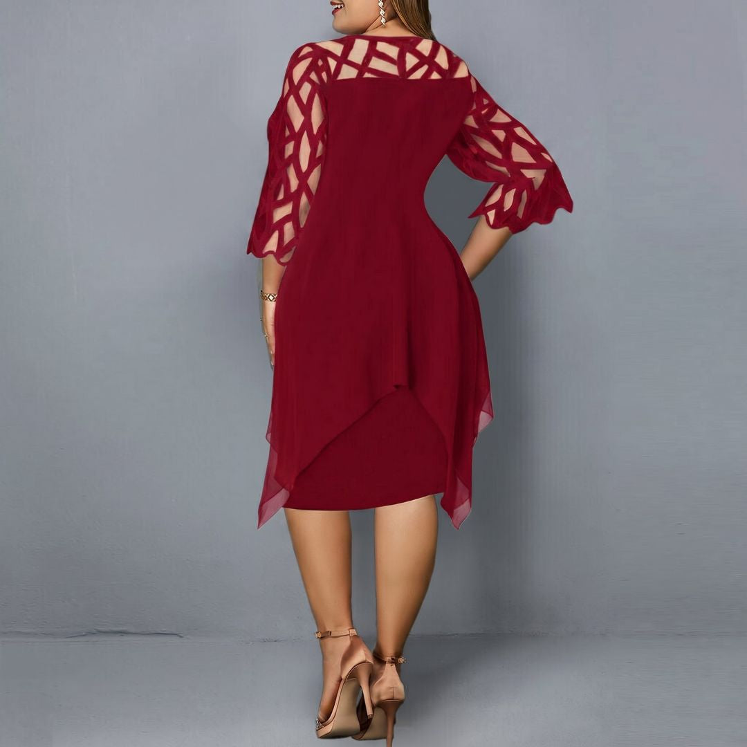 Annika – Robe à manches ouvertes et silhouette féminine