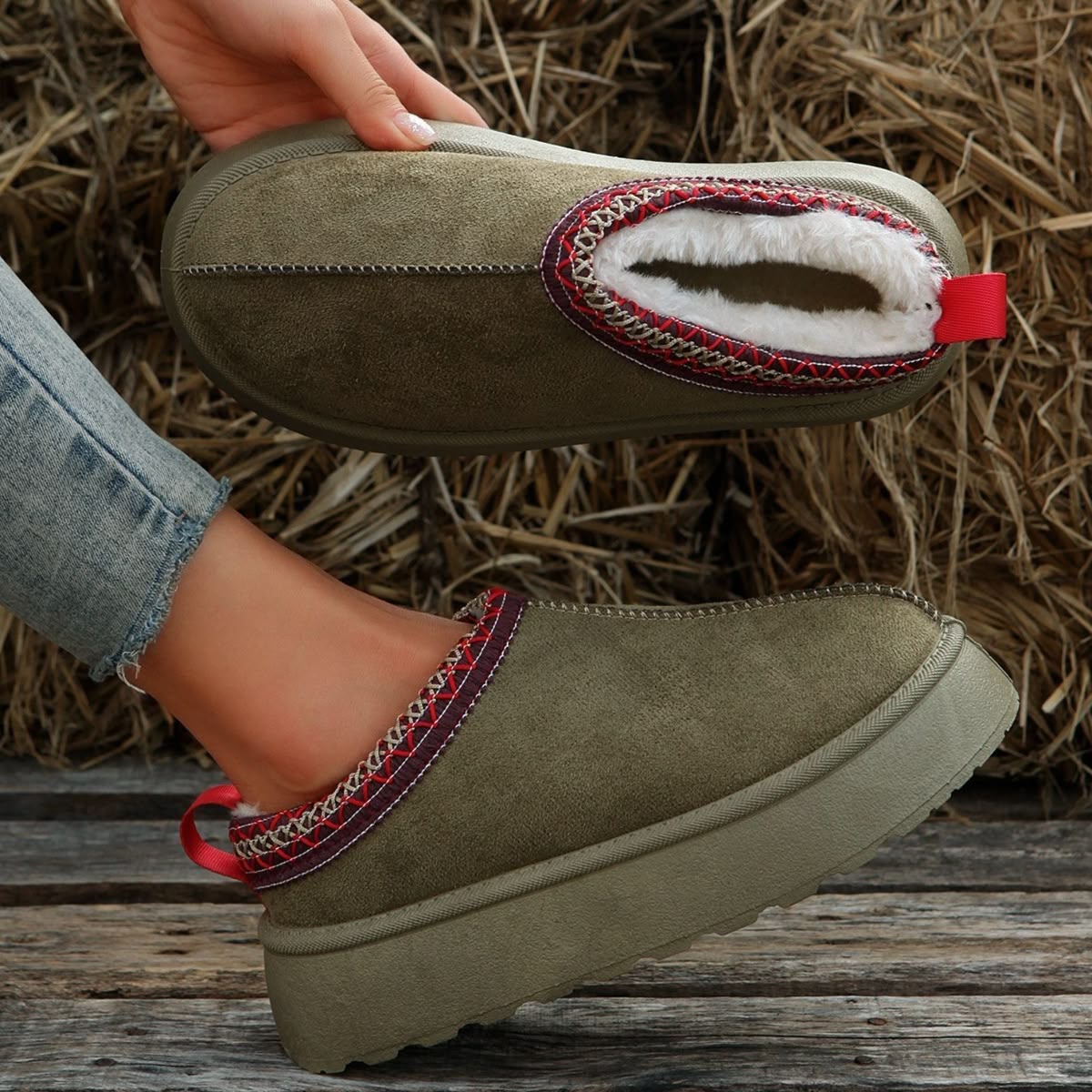 Audrey - Chaussures d'hiver confortables et chaudes