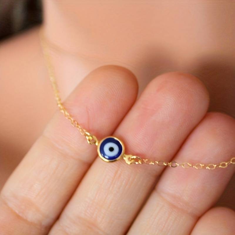 Collier vintage Œil Malin - Collier avec l'Œil Malin