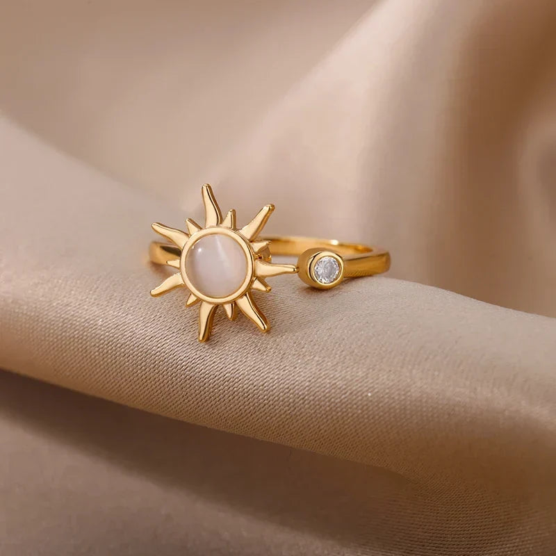 Helia – Bague solaire tournante et relaxante