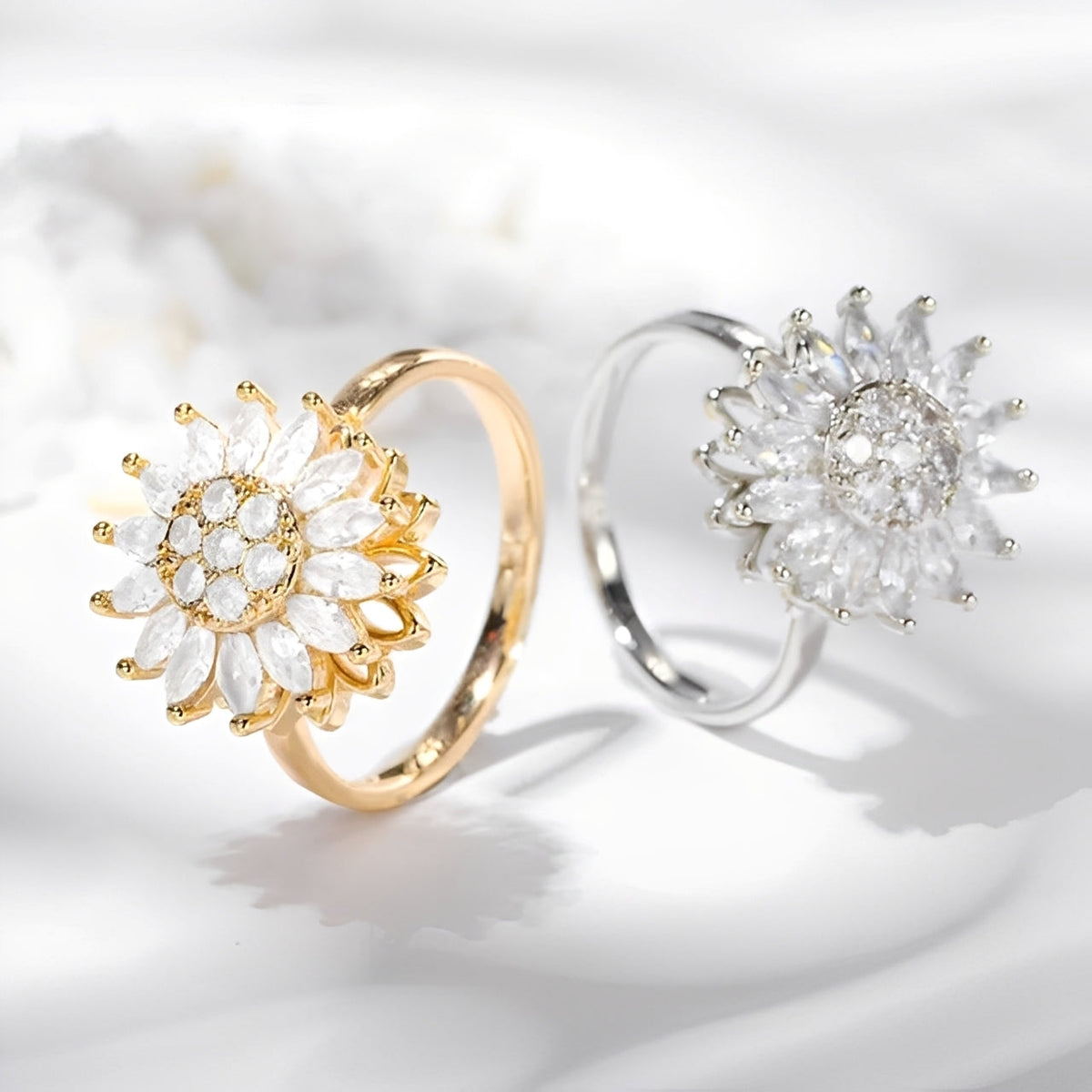 Solaya – Bague de tournesol anti-stress