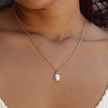 Marinelle – pendentif intemporel avec perle d'eau douce