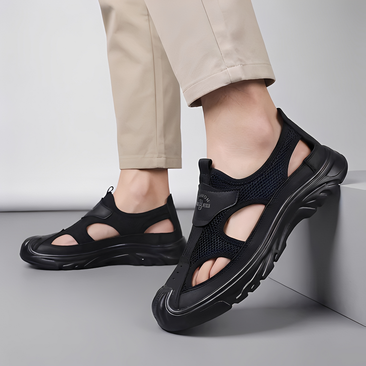 Aurello - Baskets confortables et aérées pour homme