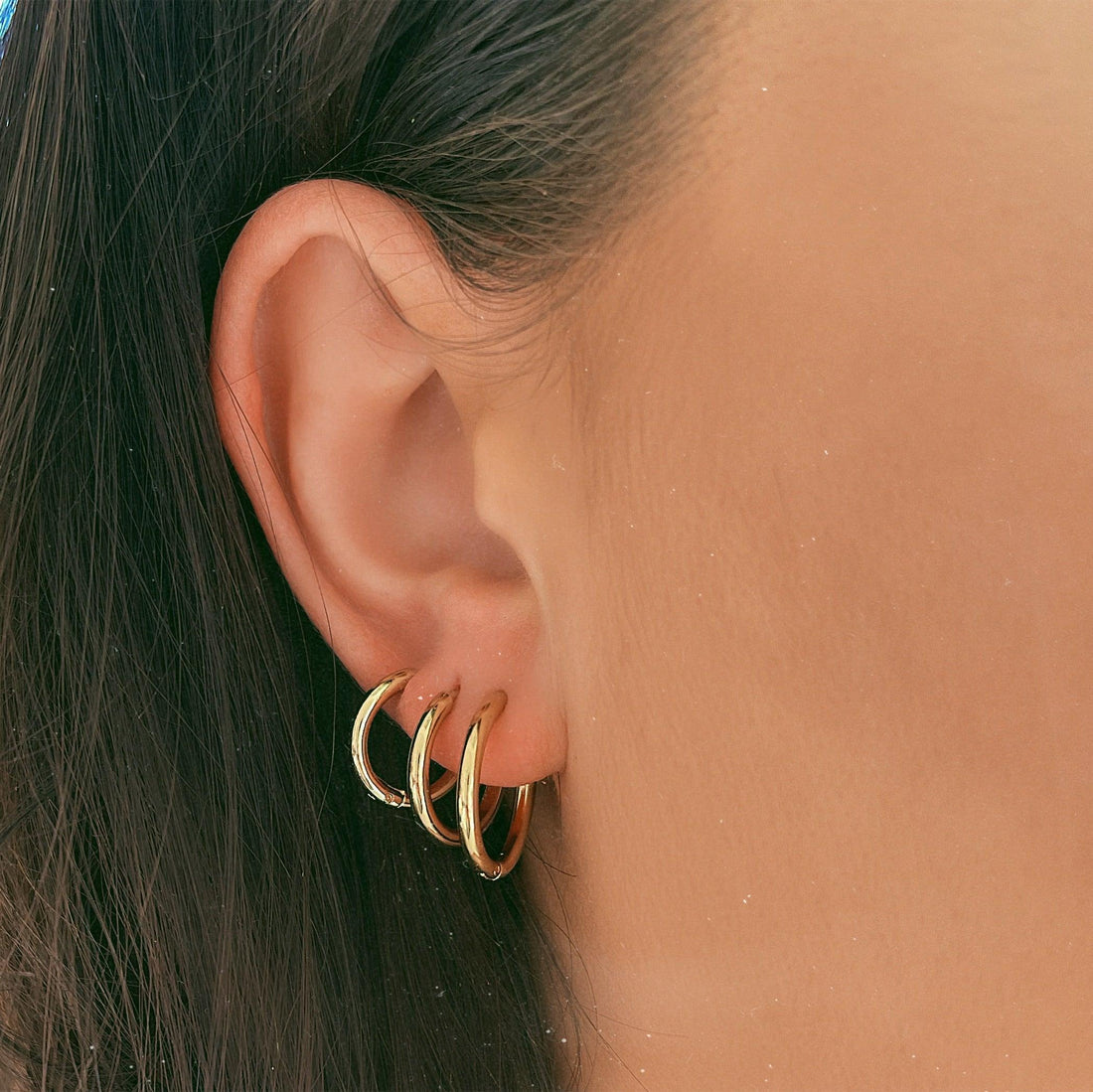 Celia – Boucles d'oreilles dorées élégantes