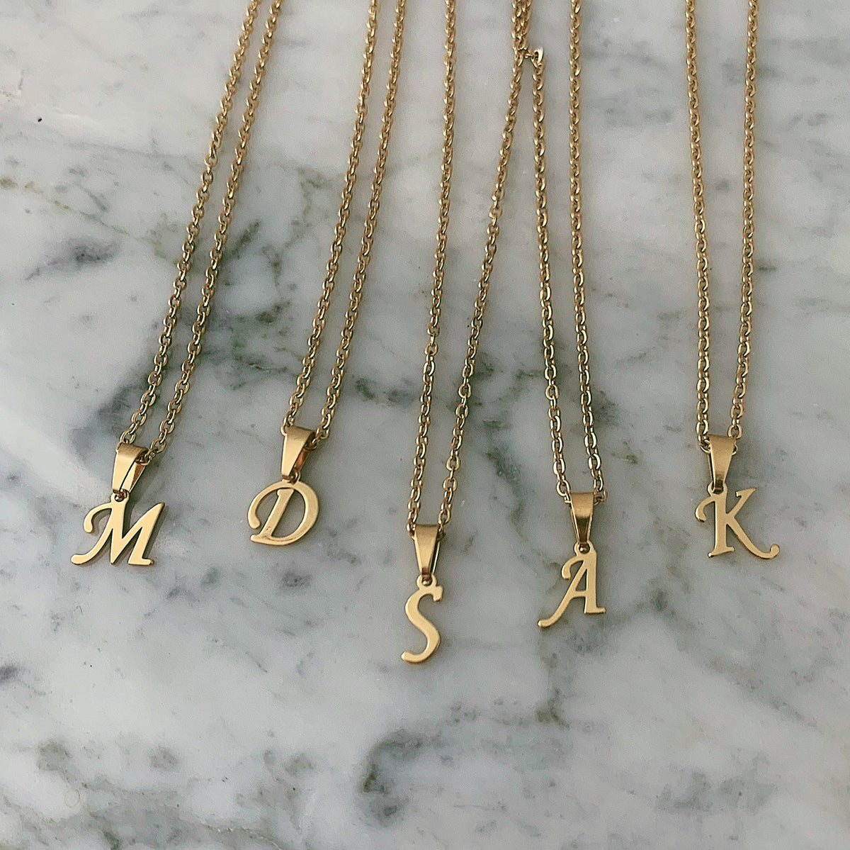 Alessia – Collier d'initiales 26 lettres
