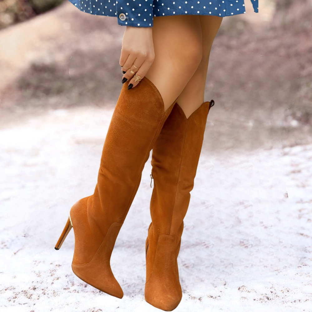 Mylène – Bottes en cuir chics