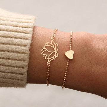Ayumi – Bracelet de fleur de lotus spirituel