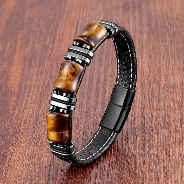 Kaelen – bracelet et œil de tigre protecteur