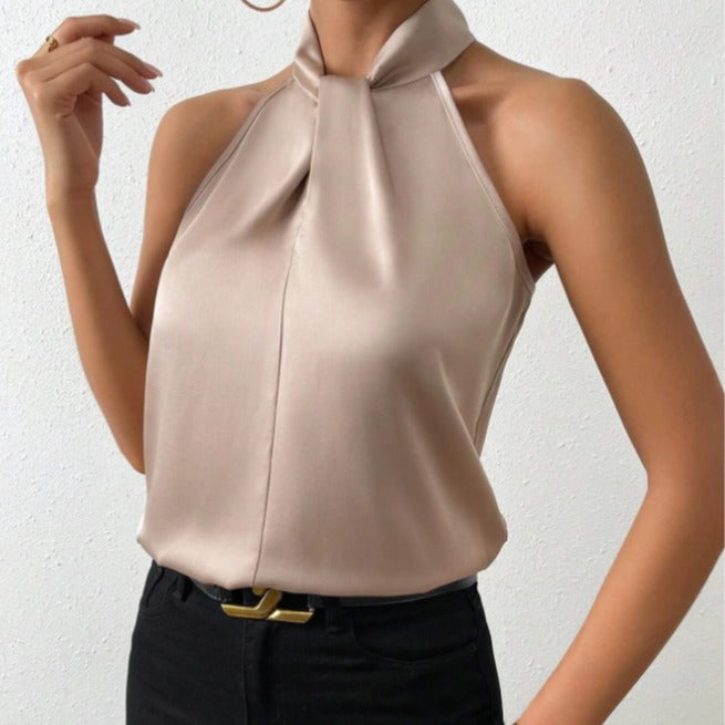 Giea - Élégant Haltertop : Style sans effort, Pour événements