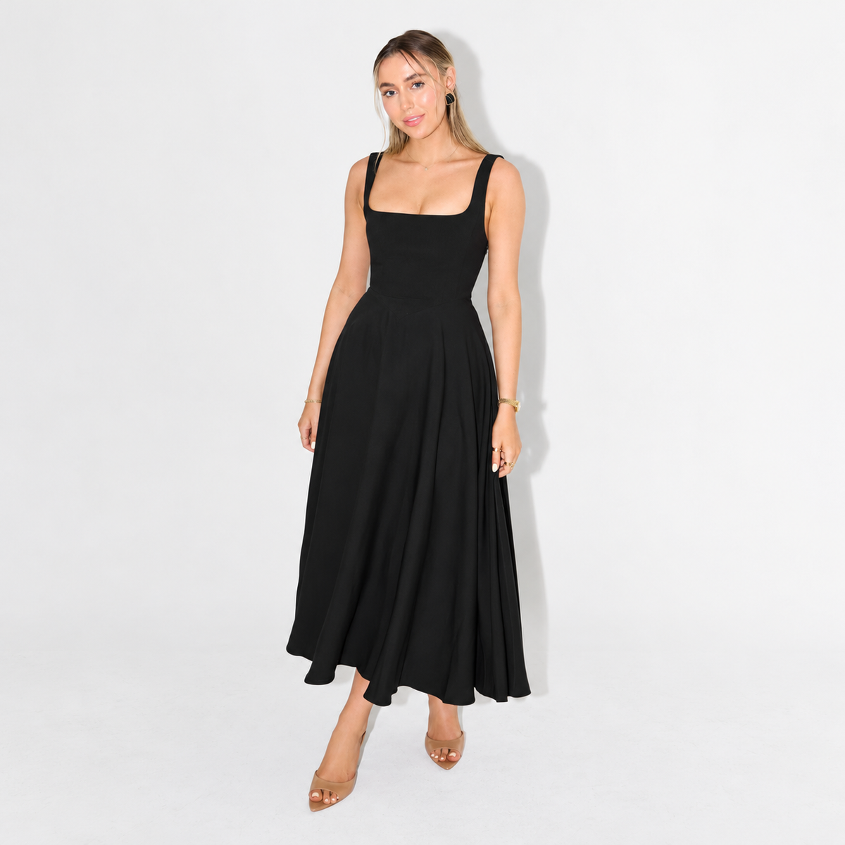 Melisandre - Robe Midi Femme, Chic & Polyvalente