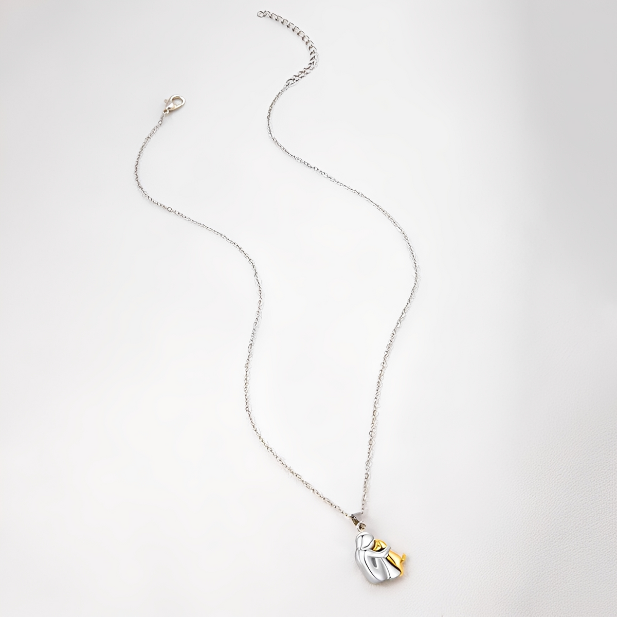 Neko – Collier avec pendentif d'étreinte entre chien et maître