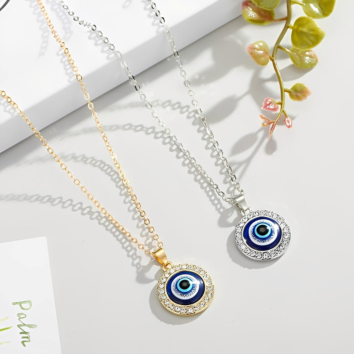 Eleni – Collier avec œil bleu protecteur Matiasma