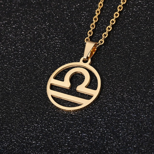 Astra – Collier zodiacal avec pendentif de 12 constellations
