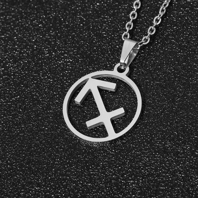 Astra – Collier zodiacal avec pendentif de 12 constellations