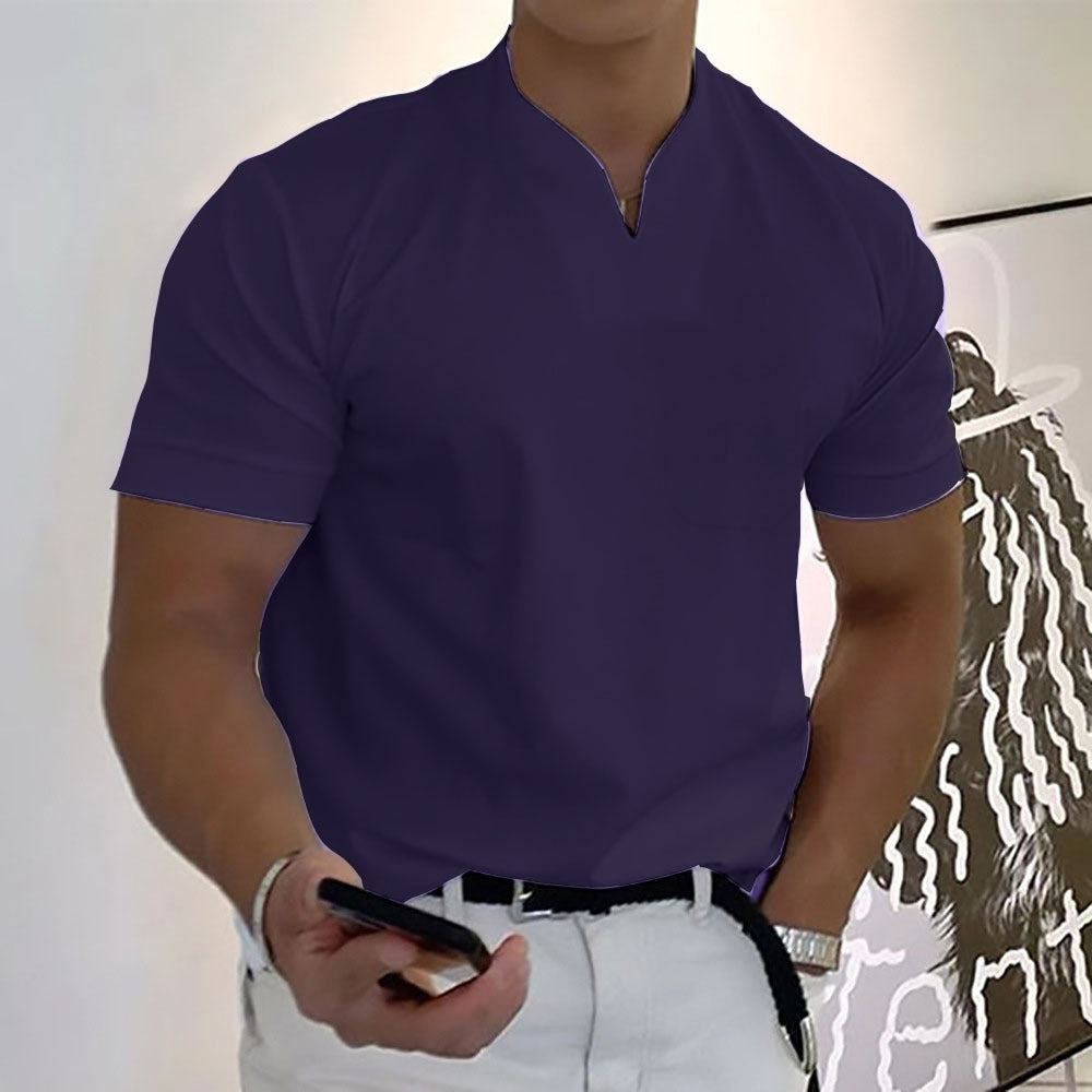 Jason - T-shirt business fitness à manches courtes pour hommes