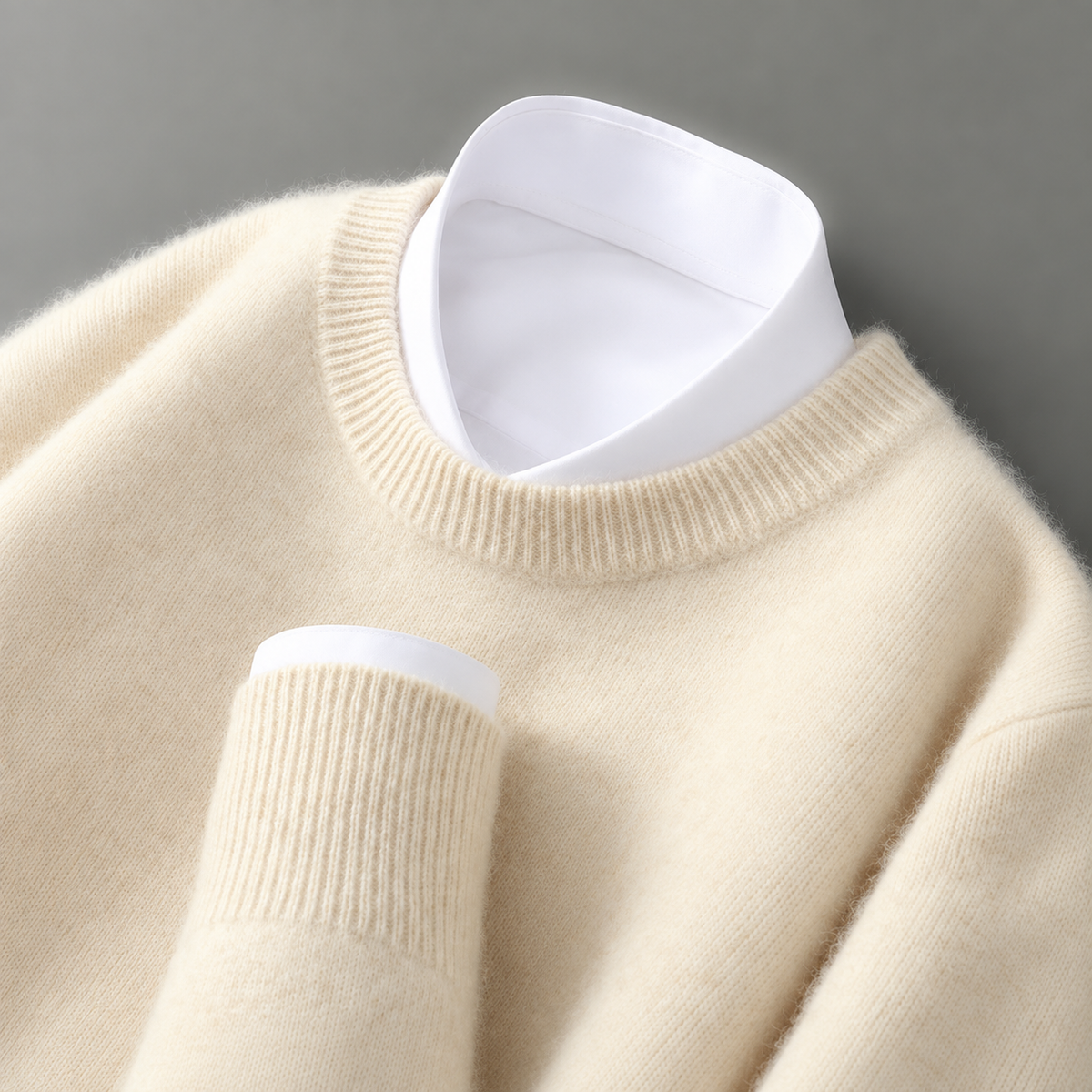 Wayne - Pull vintage ample pour hommes