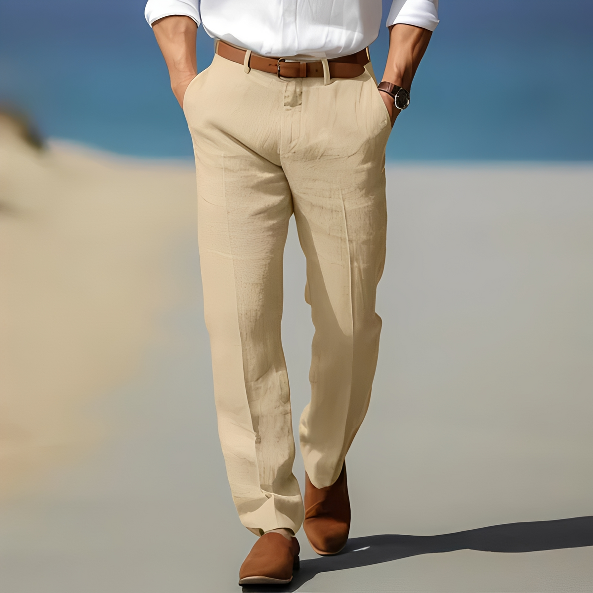 Kyle - Pantalon casual à la cheville pour homme