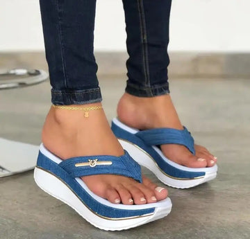 Rita - Sandales compensées confortables pour femmes