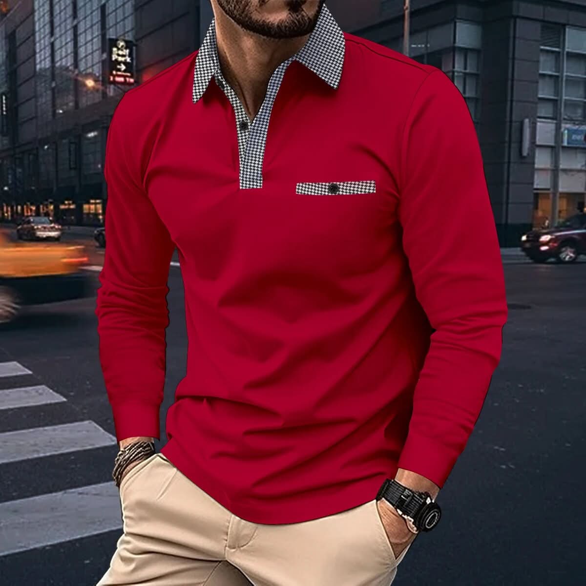 Lars – Polo pour hommes élégant