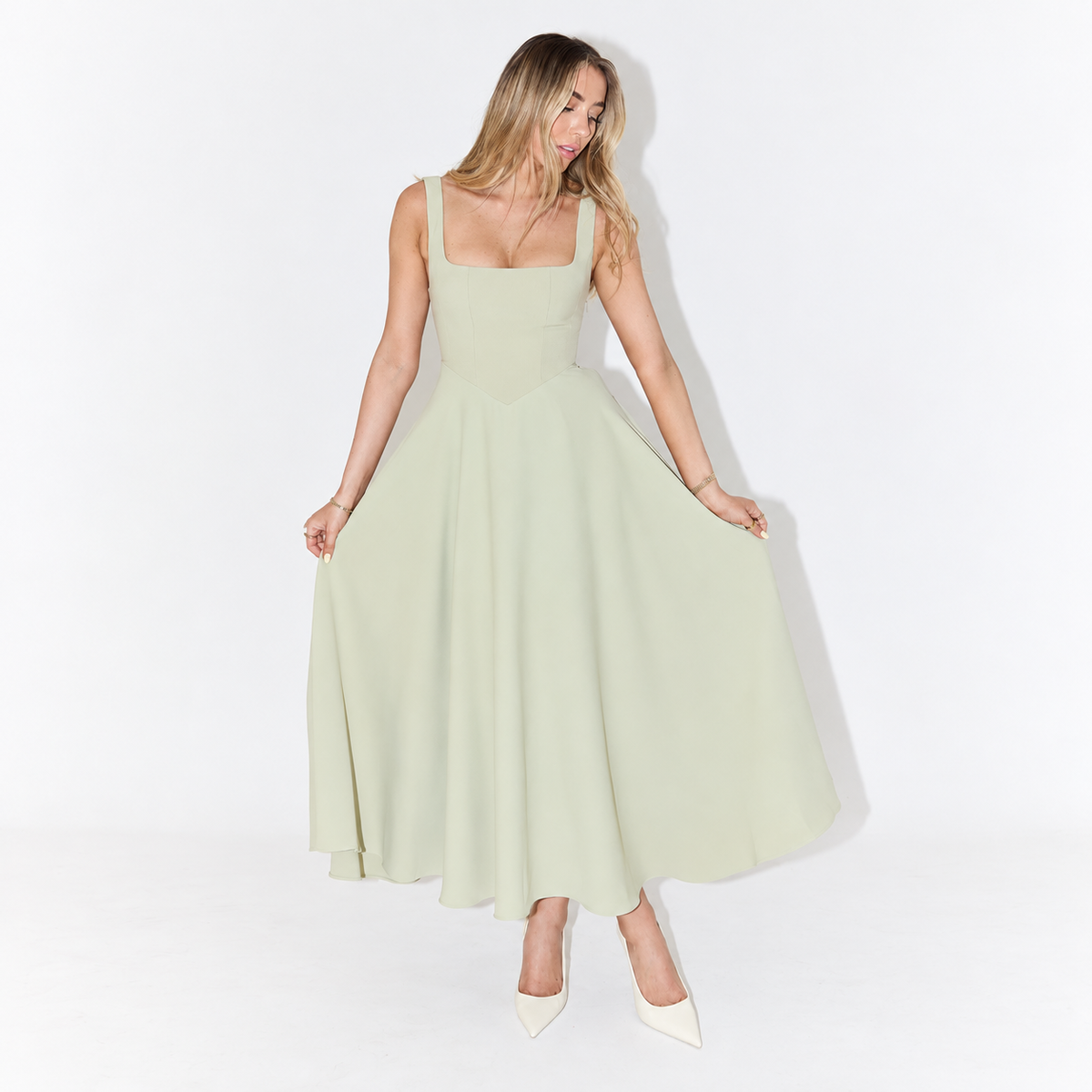 Melisandre - Robe Midi Femme, Chic & Polyvalente