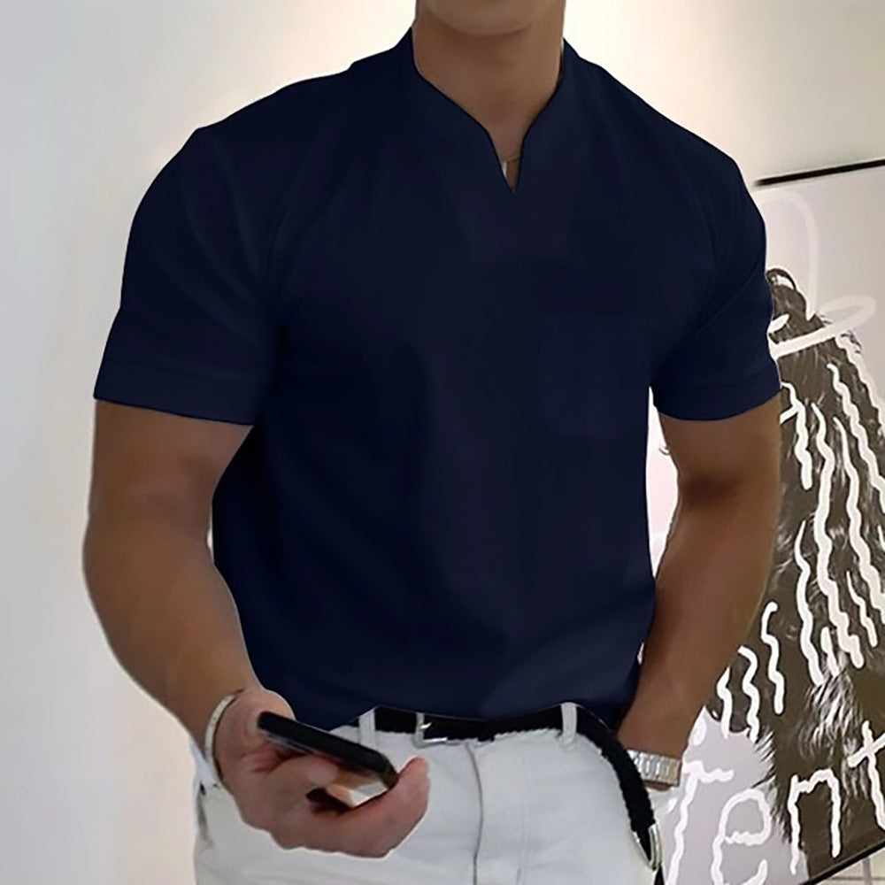 Jason - T-shirt business fitness à manches courtes pour hommes