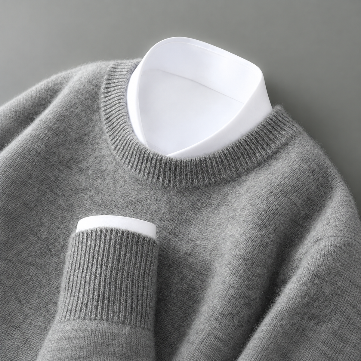 Wayne - Pull vintage ample pour hommes