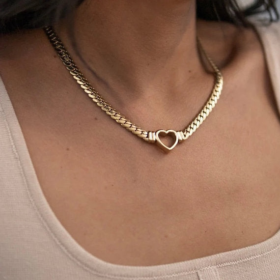 Ara – Collier cœur en or