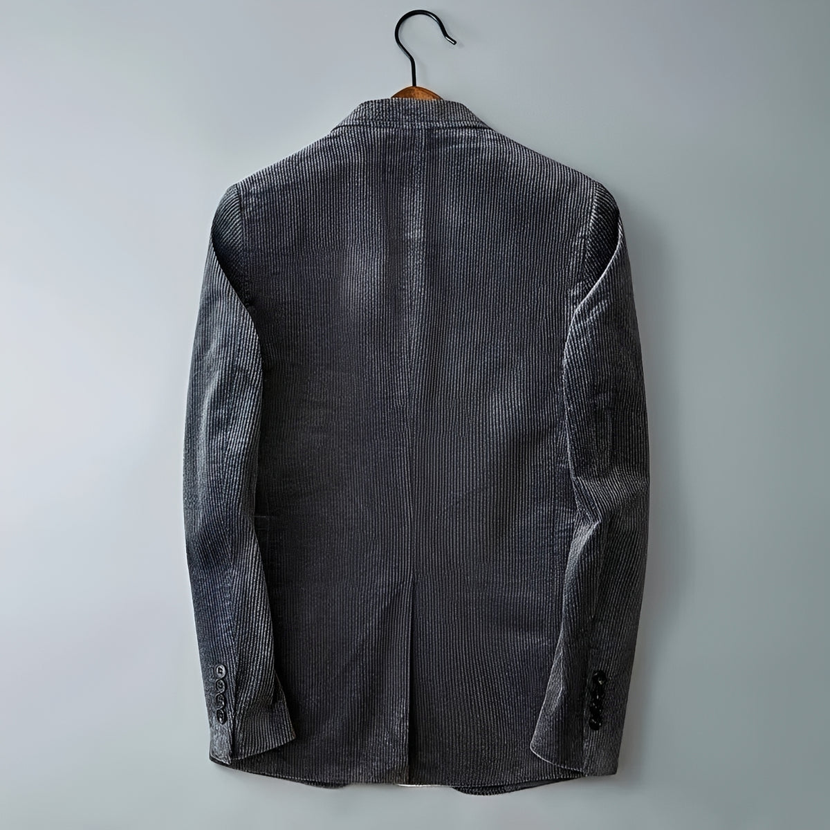 Blazer homme à double boutonnage et revers crantés - coupe ajustée, style formel ou décontracté