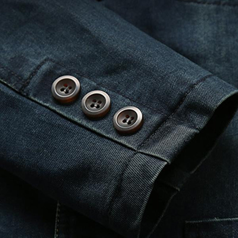 Blazer pour hommes - Coupe ajustée, poches fonctionnelles, design moderne