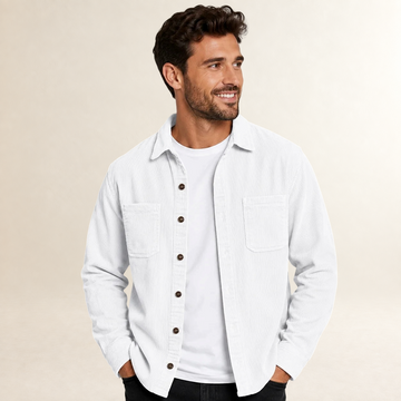 Blouson homme à col revers et fermeture boutons - coupe régulière