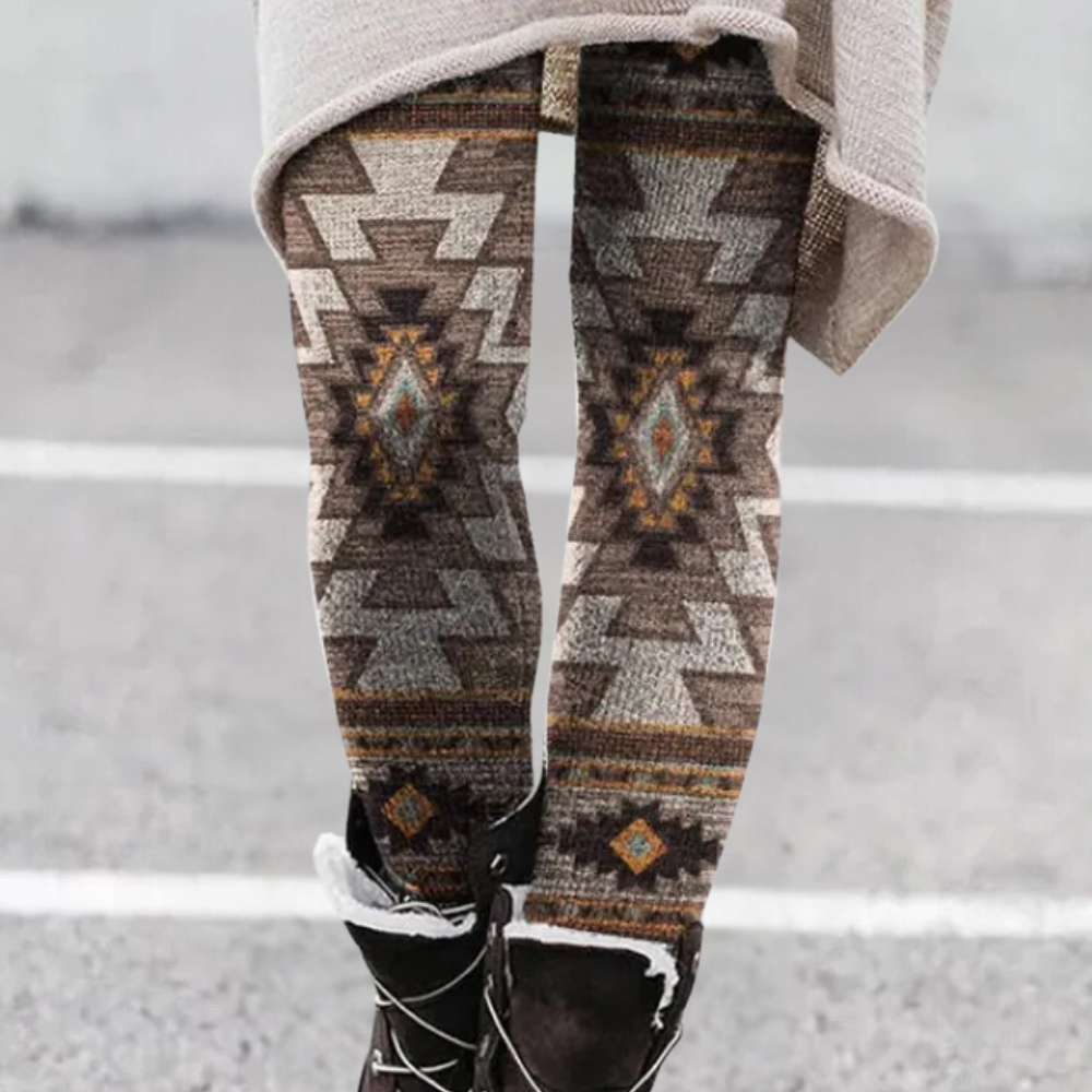 Leggings pour femmes à motifs uniques et coupe stretch