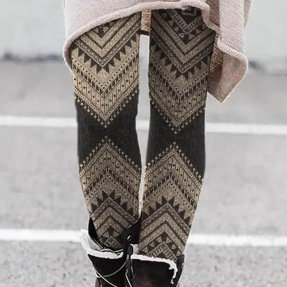 Leggings pour femmes à motifs uniques et coupe stretch