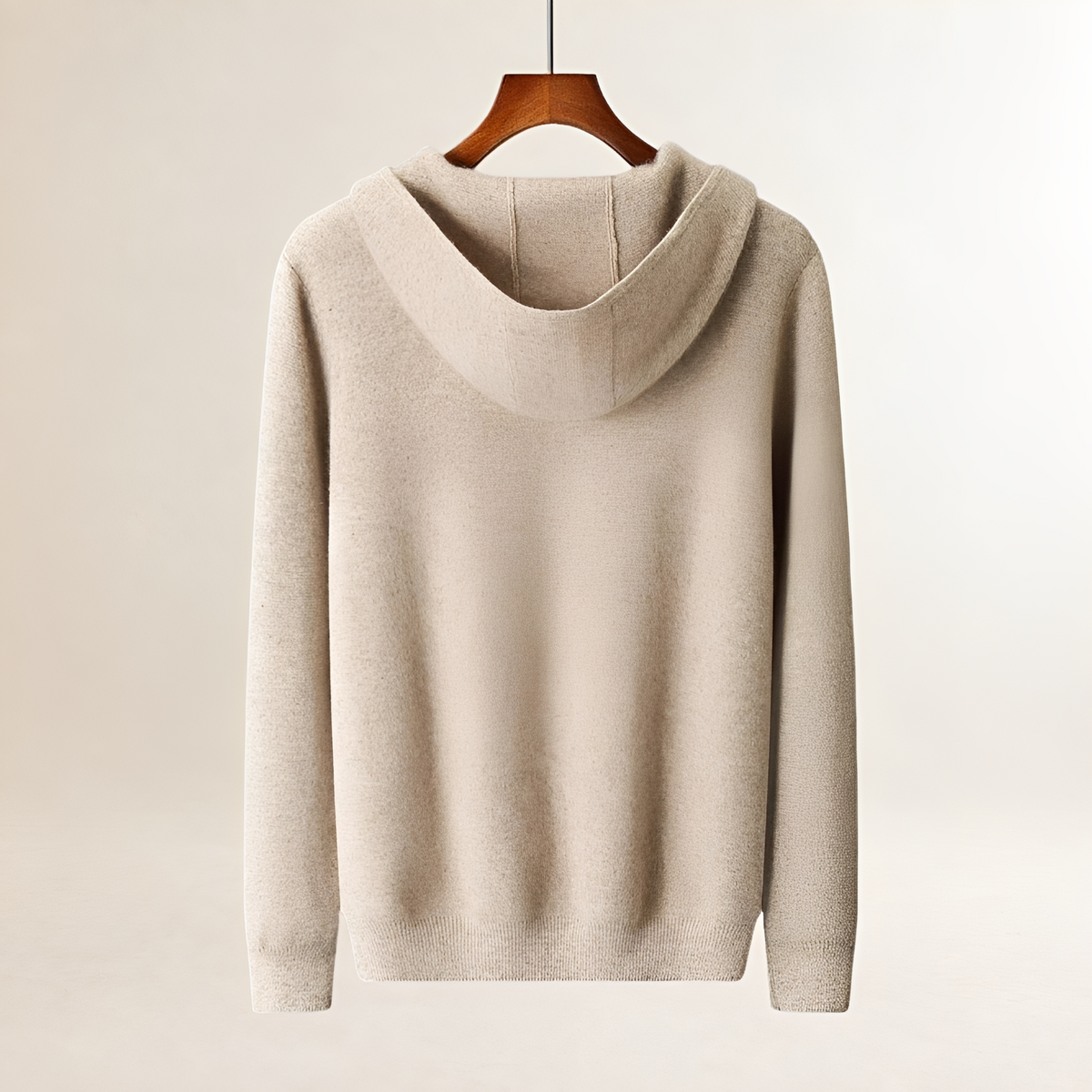 Sweat à capuche homme zippé à texture avec poches - coupe décontractée, style pratique