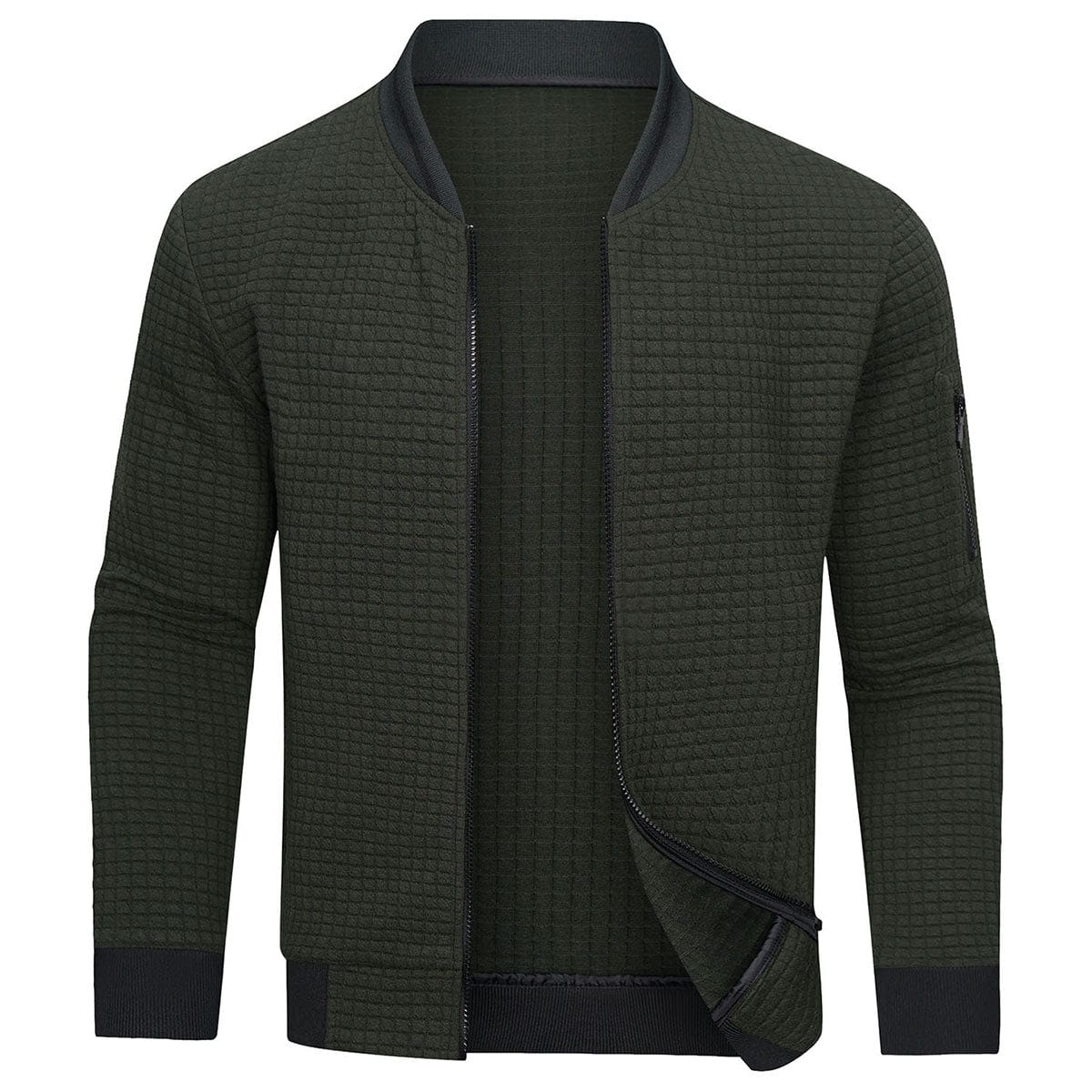 Veste bomber homme à capuche rembourrée à manches longues
