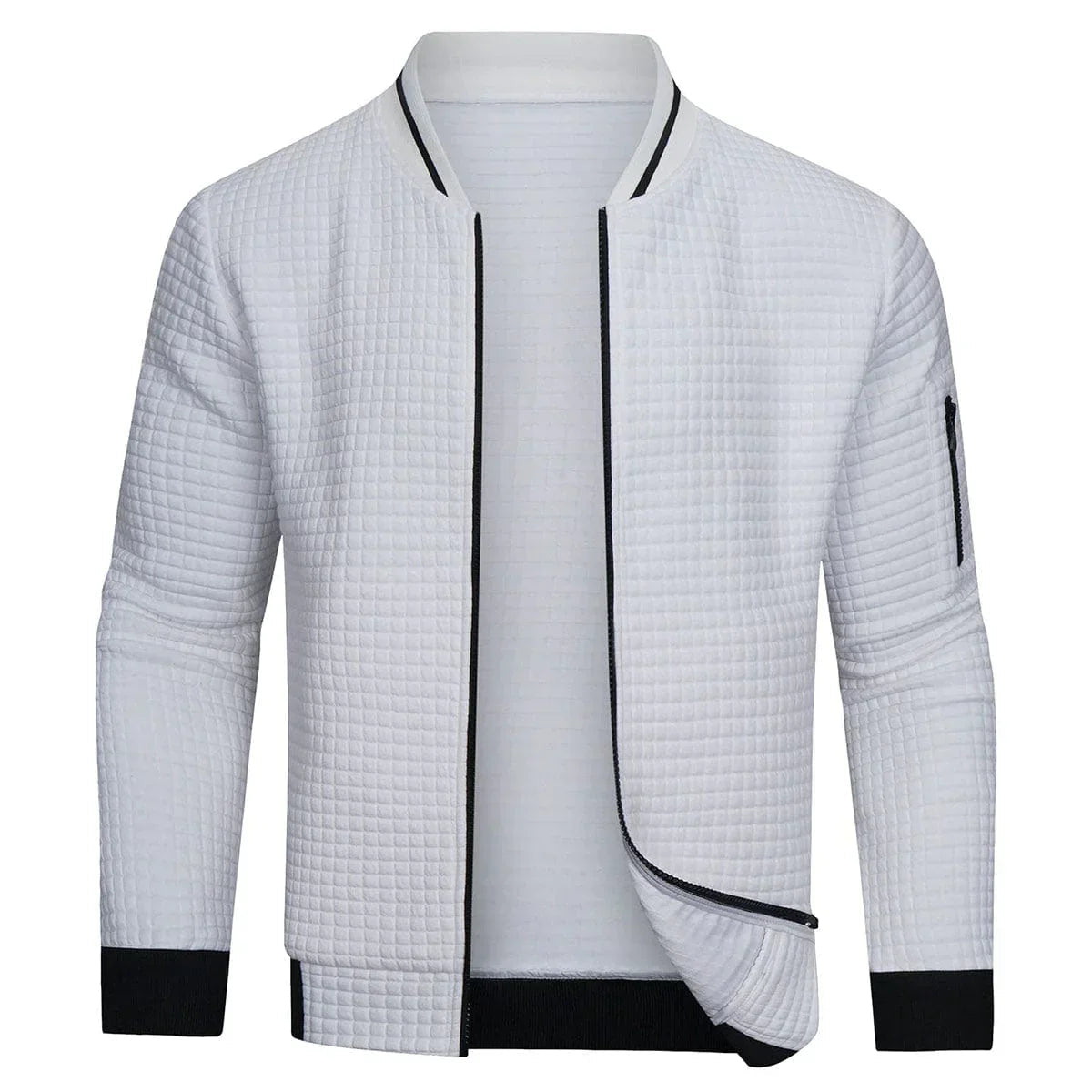 Veste bomber homme à capuche rembourrée à manches longues