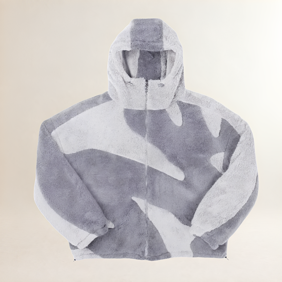 Veste à capuche zippée pour homme coupe décontractée style color block