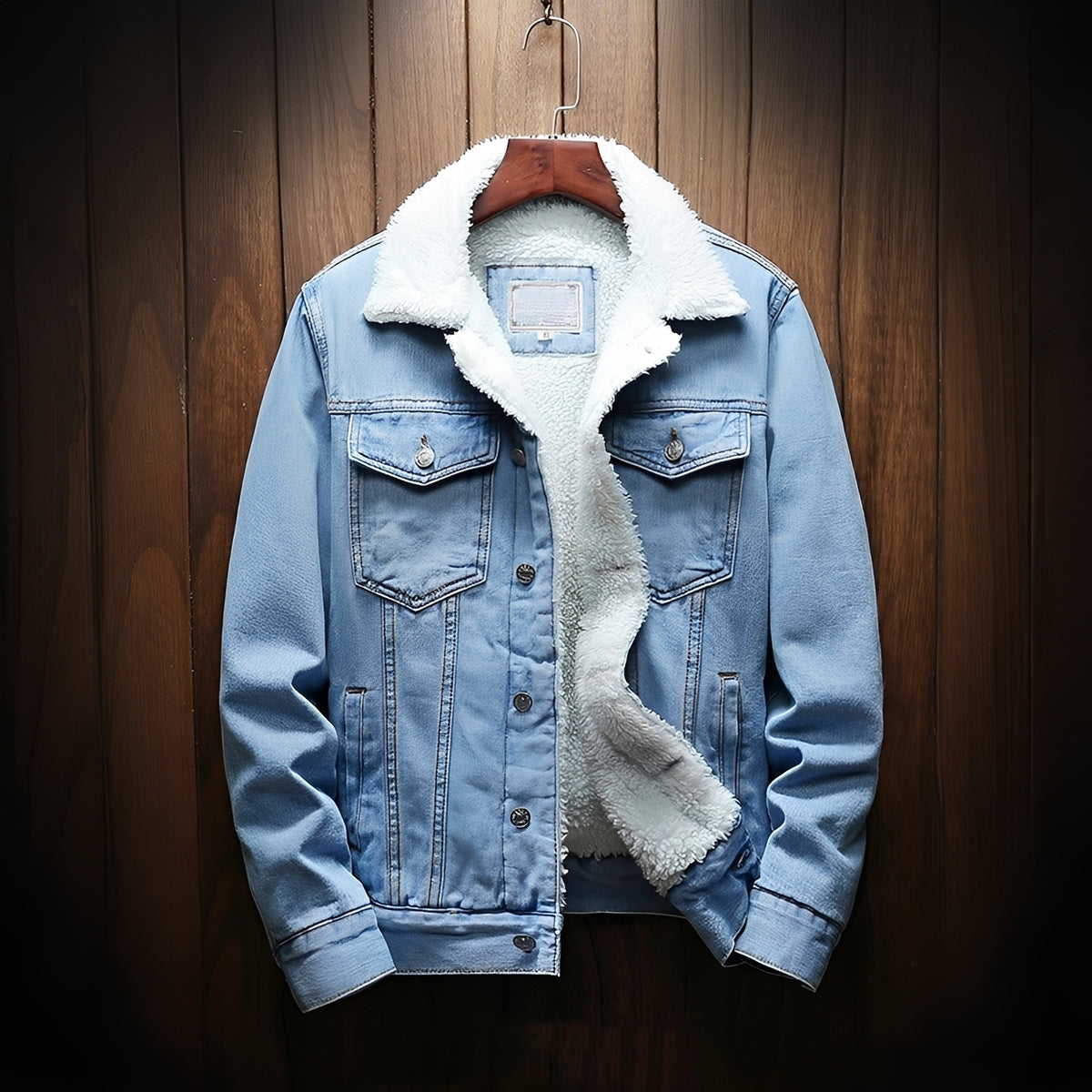 Veste homme classique à boutons et poches poitrine