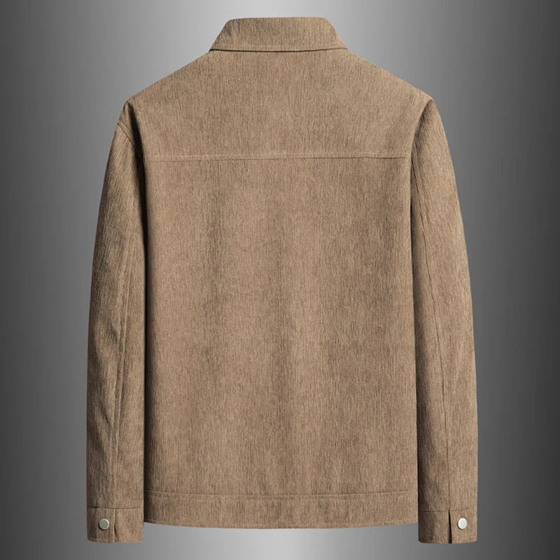 Veste homme légère à boutons avec poches poitrine et col revers