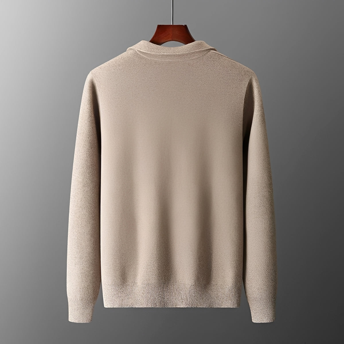 Veste homme à zip avec col classique - coupe décontractée, manches longues