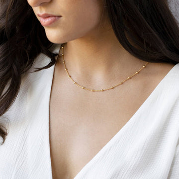 Collier Choker Satellite - Collier de Luxe Doré