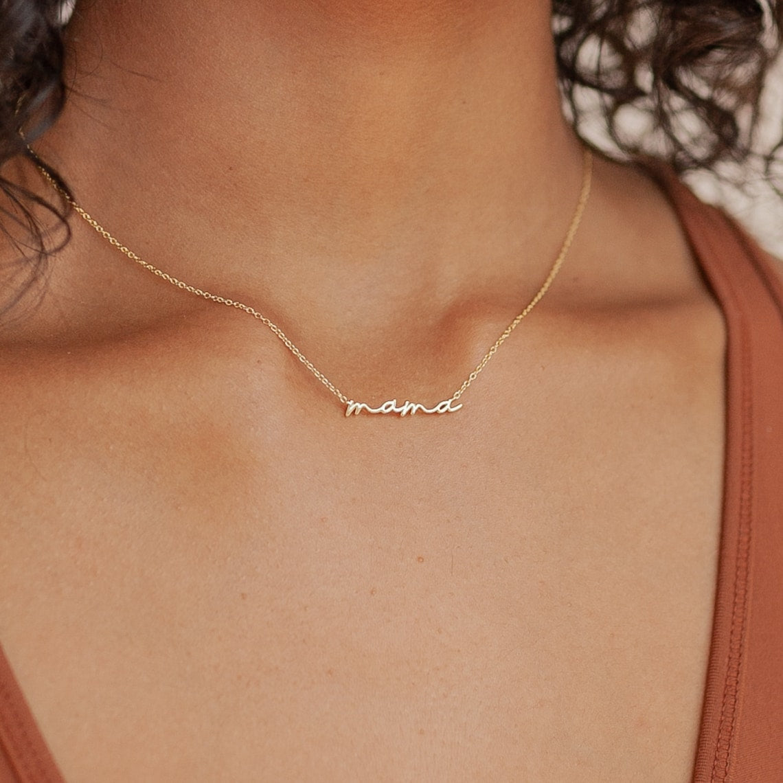 Collier délicat de maman - collier de maman
