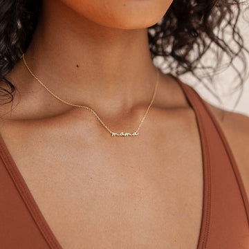 Collier délicat de maman - collier de maman