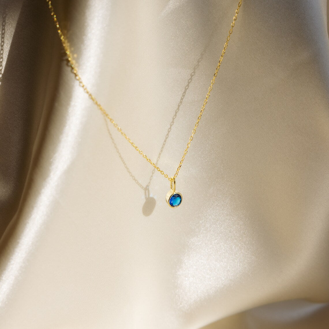 Collier de pierre de naissance - Collier de pierres précieuses