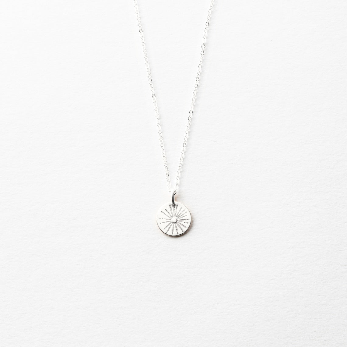 Collier de rayon de soleil - Collier avec petits pendentifs de soleil