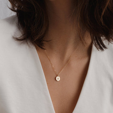 Collier de rayon de soleil - Collier avec petits pendentifs de soleil