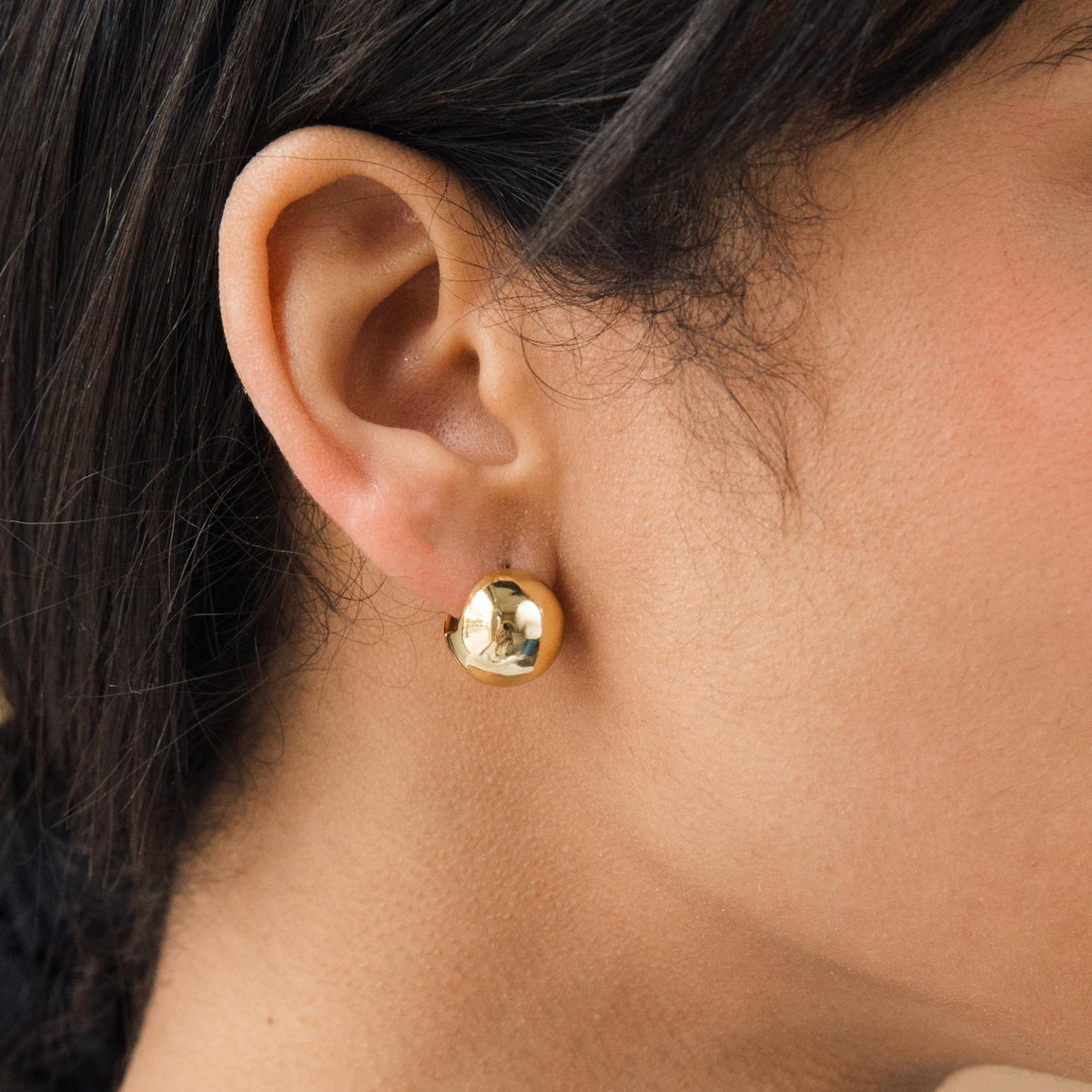 Luna – Boucles d'oreilles épaisses en boule